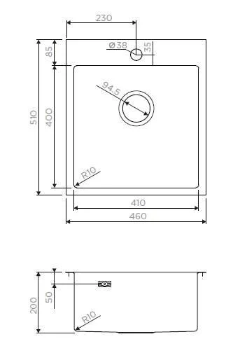 Мойка для кухни Omoikiri Akisame 46-LG 46 см светлое золото 4973081