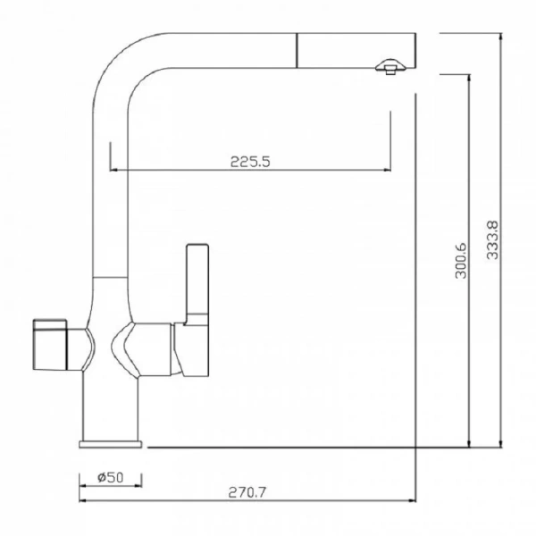 Смеситель для питьевой воды IDDIS Pure хром PURSBFLi05