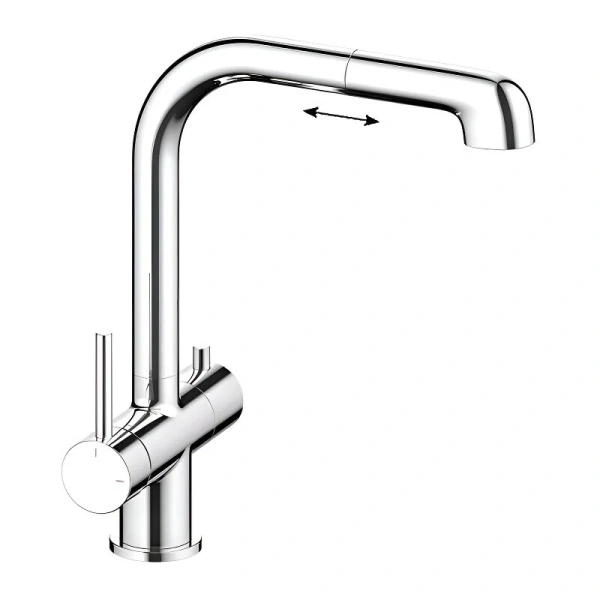 Смеситель для питьевой воды Timo Saona хром 2346/00FL