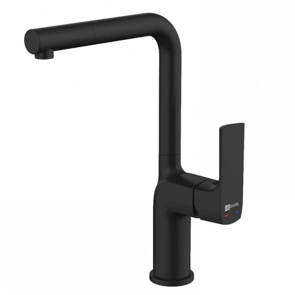 Смеситель для кухни Lemark Ursus черный LM7205BL