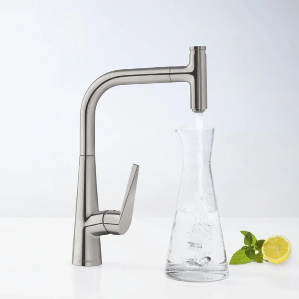 Смеситель для кухни Hansgrohe Talis Select M сталь 72826800