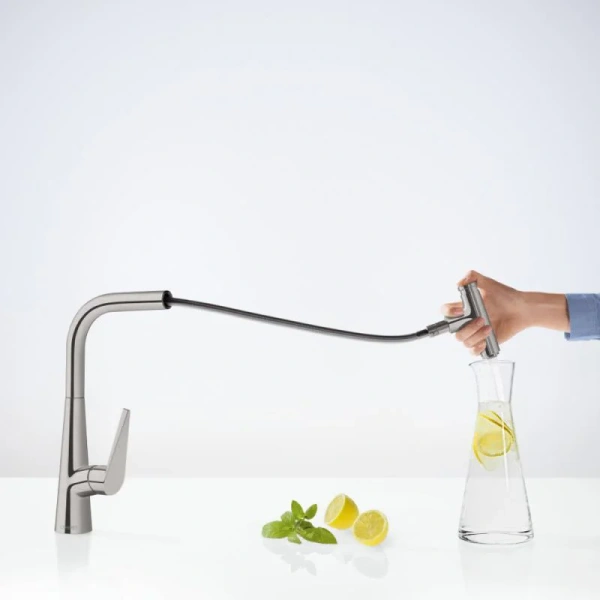 Смеситель для кухни Hansgrohe Talis Select M сталь 72826800