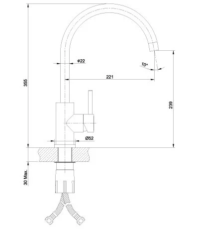 Смеситель для кухни Lemark Expert LM5078S