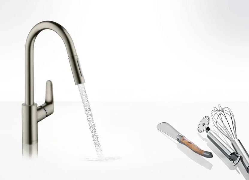 Смеситель для кухни Hansgrohe Focus сталь 31815800