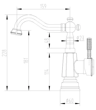 Смеситель для кухни Lemark Jasmine LM6604