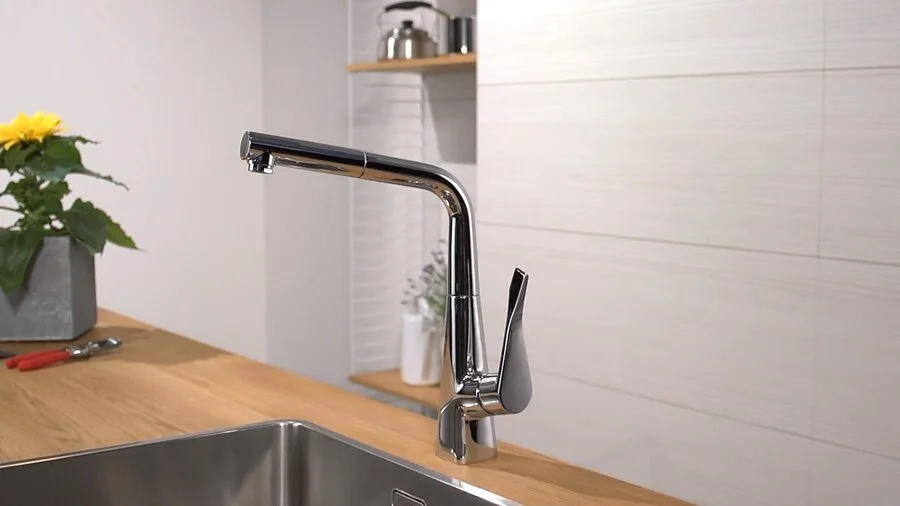 Смеситель для кухни Hansgrohe Metris Select 14884 однорычажный