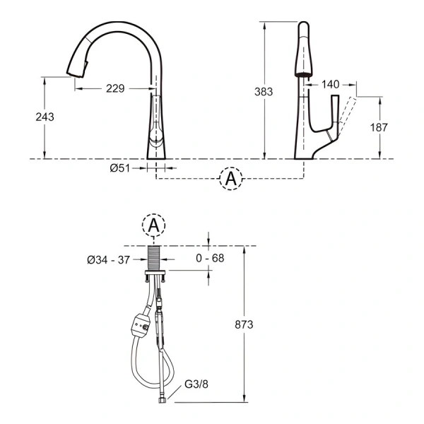 Смеситель для кухни Jacob Delafon Malleco матовая сталь E562-VS