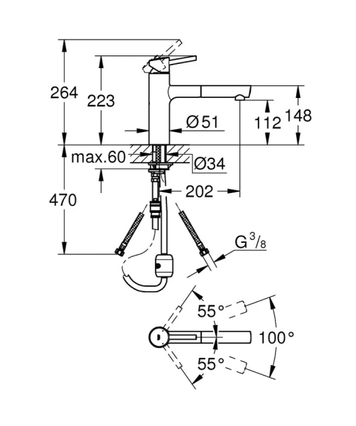 Смеситель для кухни Grohe Concetto 31129