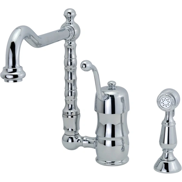 Смеситель для кухни Migliore Queen Nostalgia 18 с выдвижной лейкой