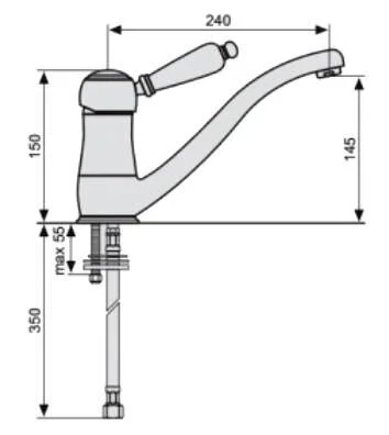 Смеситель для биде Emmevi Laguna 40067