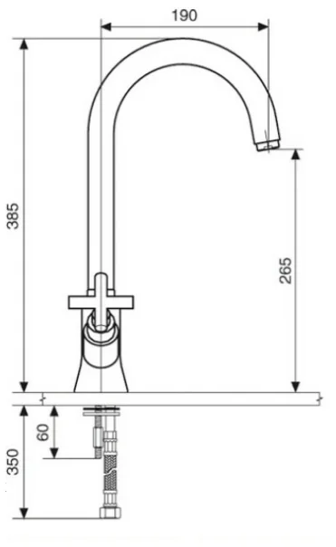 Смеситель для кухни Emmevi Spirit New 31057