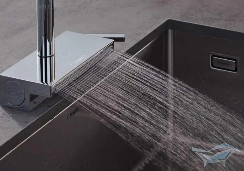 Смеситель для кухни Hansgrohe Aquno Select с вытяжным душем 73830800