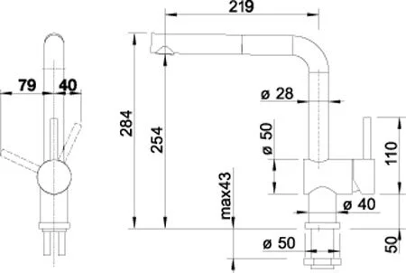 Смеситель для кухни Blanco Linus-S-F