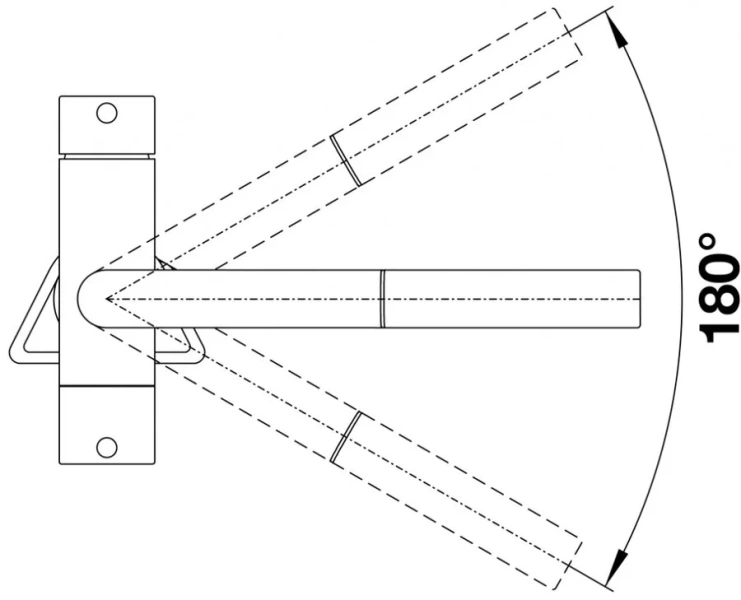 Смеситель для питьевой воды Blanco Fontas S II нержавеющая сталь 525199