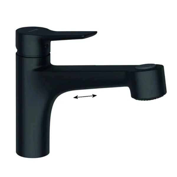 Смеситель для кухни Kludi Mix черный матовый 329413975