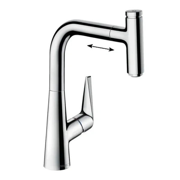 Смеситель для кухни Hansgrohe Talis Select M 73852 поворотный излив