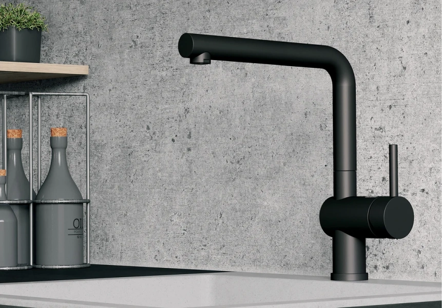 Смеситель для кухни Blanco Linus черный матовый 525806