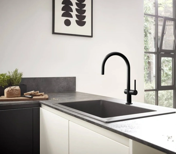 Смеситель для кухни Hansgrohe Talis M54 матовый черный 72805670