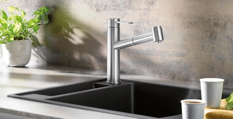 Смеситель для кухни Blanco Ambis-S нержавеющая сталь 523119