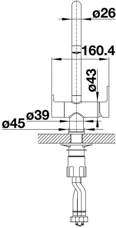 Смеситель для питьевой воды Blanco Trima серый беж 526270