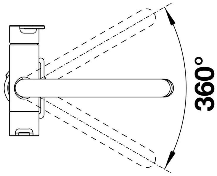 Смеситель для питьевой воды Blanco Trima серый беж 526270