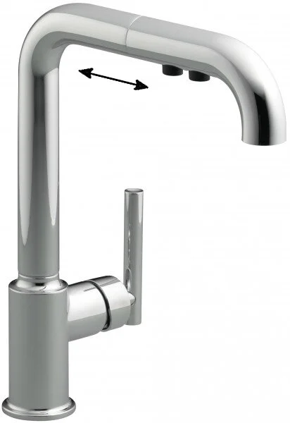 Смеситель для кухни Jacob Delafon Purist однорычажный 7505D-CP