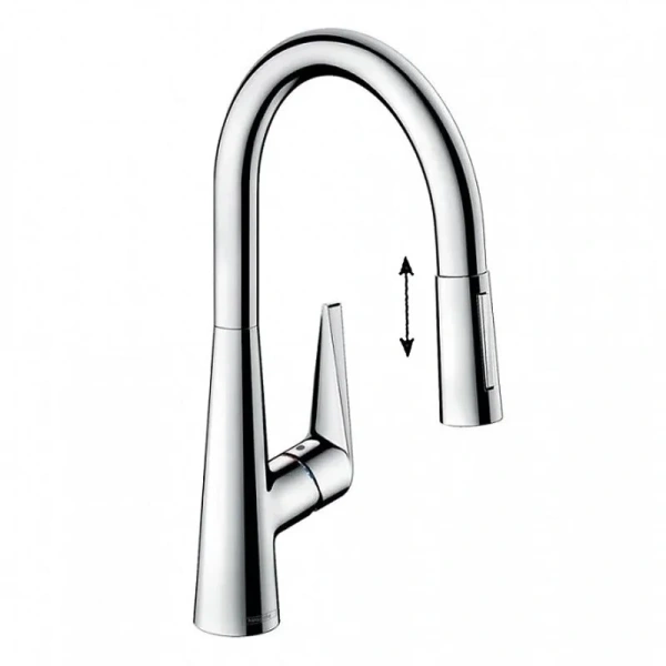 Смеситель для кухни Hansgrohe Talis 73851 с выдвижным изливом
