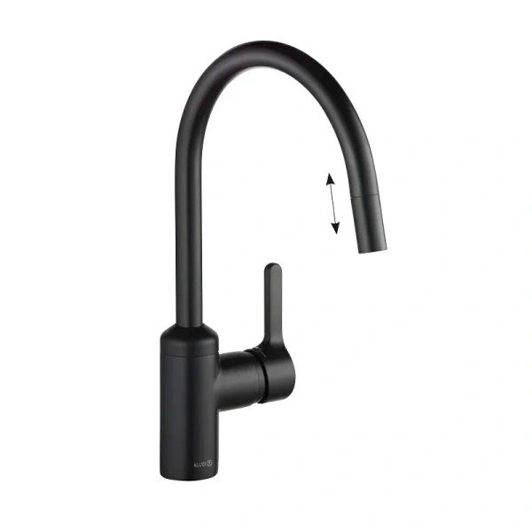 Смеситель для кухни Kludi Bingo Star черный матовый 428513978