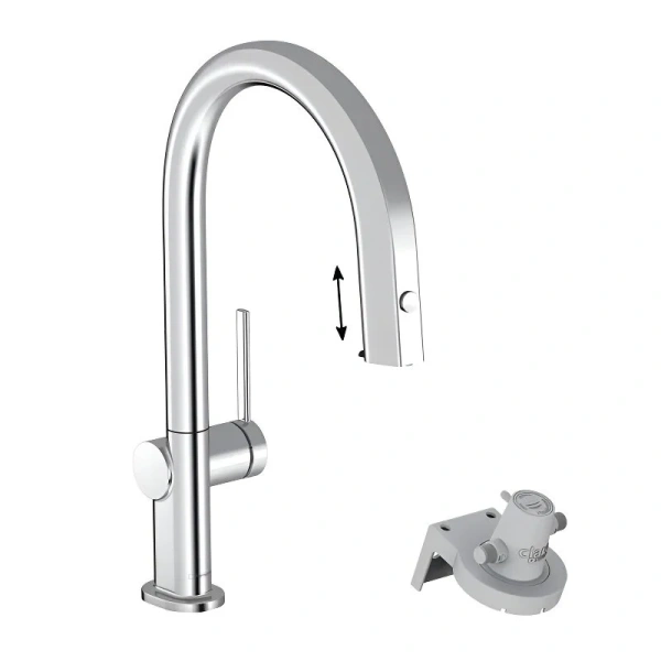 Смеситель для кухни Hansgrohe Aqittura 76803 с выдвижным изливом