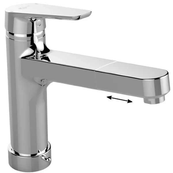 Смеситель для кухни Ideal Standard Ceraplan III с выдвижным изливом B0958AA