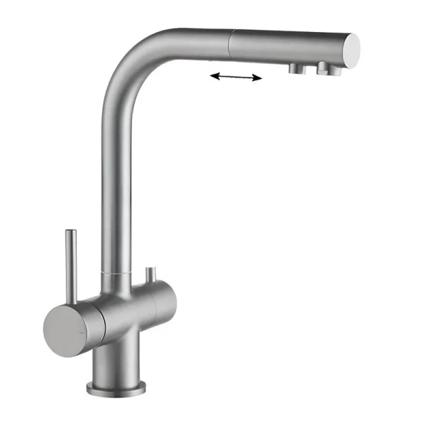 Смеситель для питьевой воды Timo Saona черное золото 2356/18FL