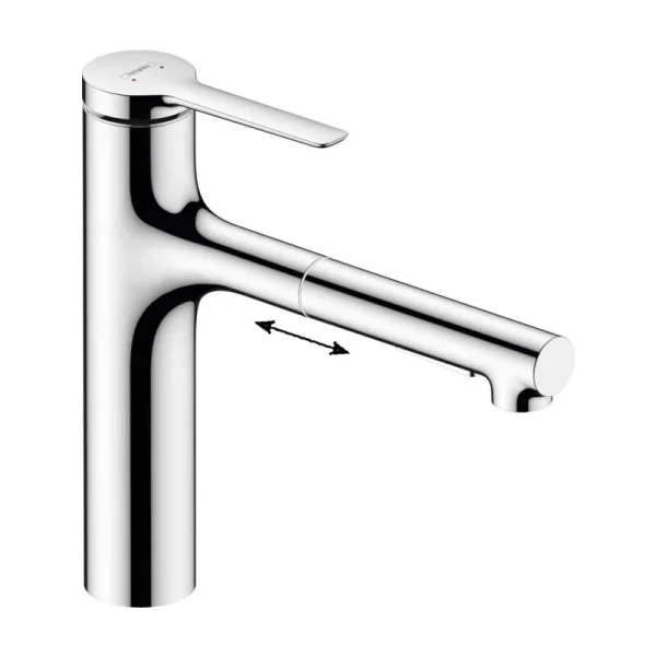 Смеситель для кухни Hansgrohe Zesis M33 74804 с выдвижным изливом