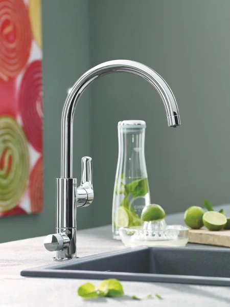 Смеситель для кухни с функцией фильтрации воды Grohe Blue 30383000