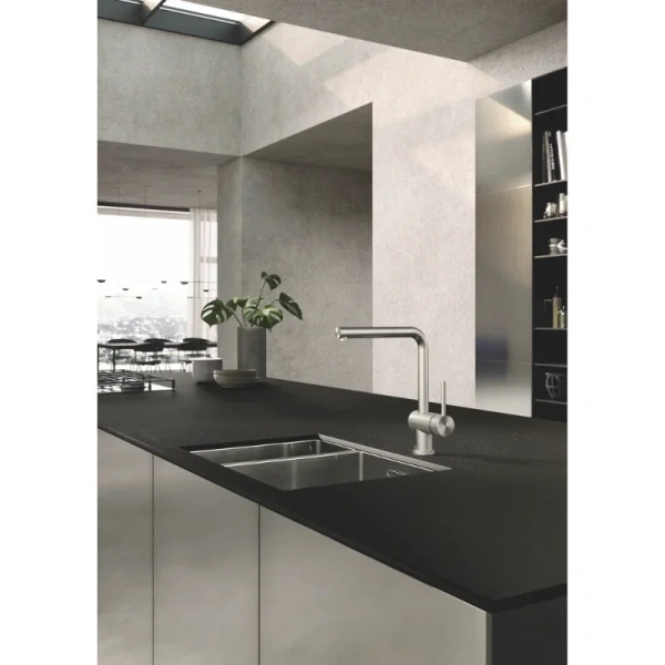 Смеситель для кухни Kludi Steel нержавеющая сталь 45851F877