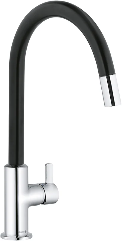 Смеситель для кухни Kludi Bingo Star черный матовый/хром 468518778