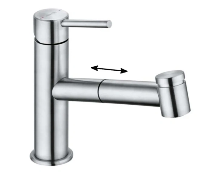 Смеситель для кухни Kludi Steel из нержавеющей стали 44851F860