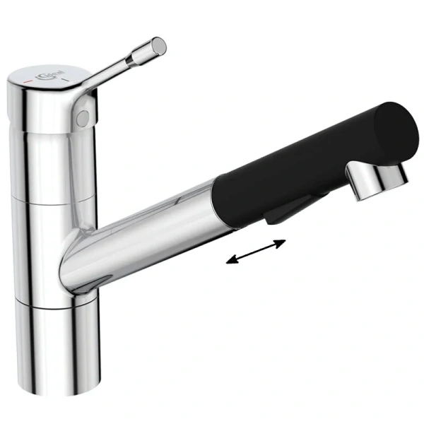 Смеситель для кухни Ideal Standard Ceralook BC297 с выдвижным изливом