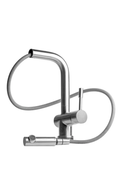 Смеситель для кухни Omoikiri Koriyama-S нержавеющая сталь 4991006