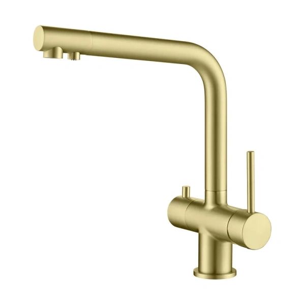 Смеситель для питьевой воды Timo Saona золото матовое 2396/17F