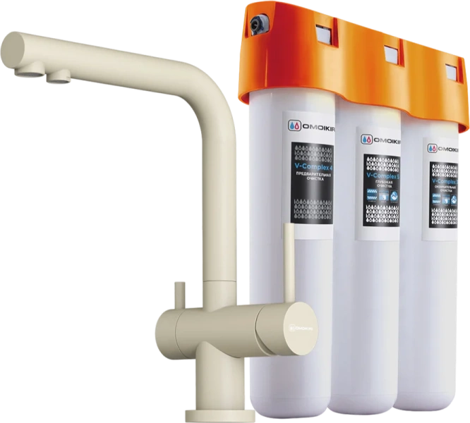 Смеситель для кухни Omoikiri Nagano-BE-P ваниль 4044.8028P