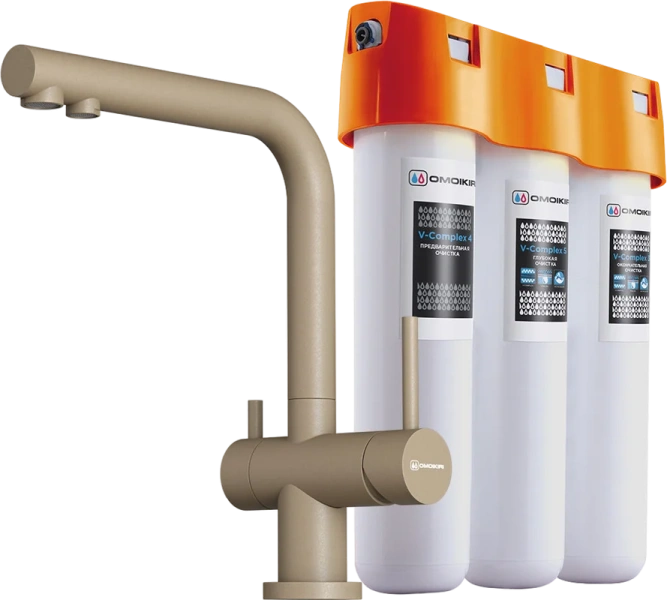 Смеситель для кухни Omoikiri Nagano-CA-P карамель 4217.8028P