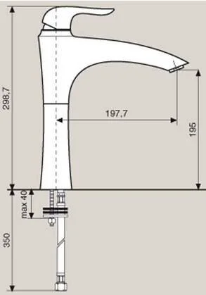Смеситель для кухни Emmevi Neco 91097