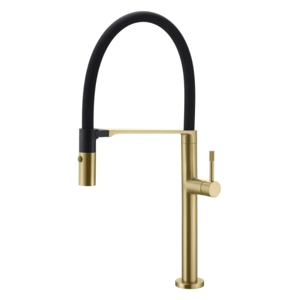 Смеситель для кухни Boheme Uno matt gold 114-MG