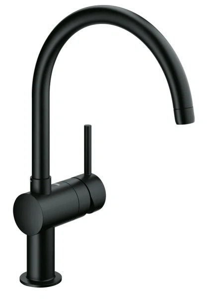 Смеситель для кухни черный бархат Grohe Minta  32917KS0