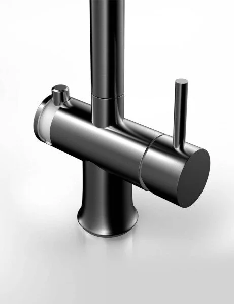 Смеситель для кухни Omoikiri Hotaru-GM-WH вороненая сталь/белый 4994053