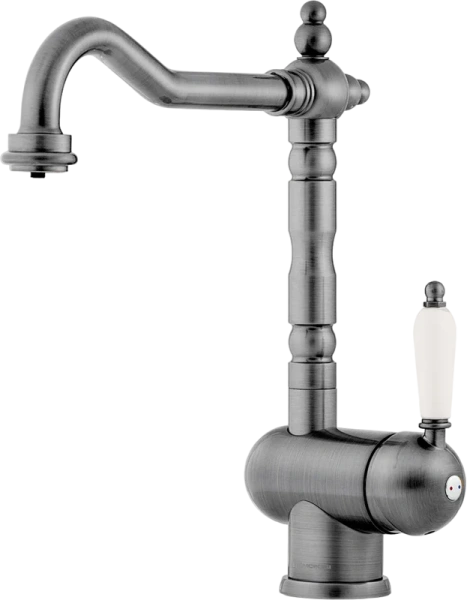 Смеситель для кухни Omoikiri Kyoto 2 Plus-SI античное серебро 4994352