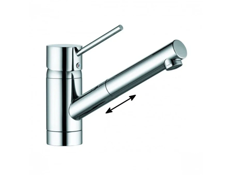 Смеситель для кухни Kludi Scope с выдвижным изливом 339310575