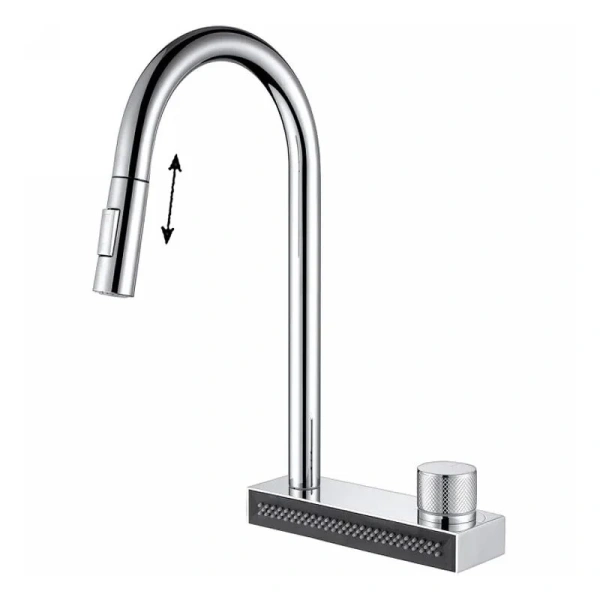 Смеситель для кухни Abber Wasser Kreis AF8114 с выдвижной лейкой