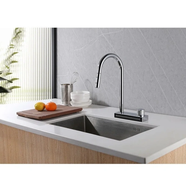 Смеситель для кухни Abber Wasser Kreis AF8114 с выдвижной лейкой Staron