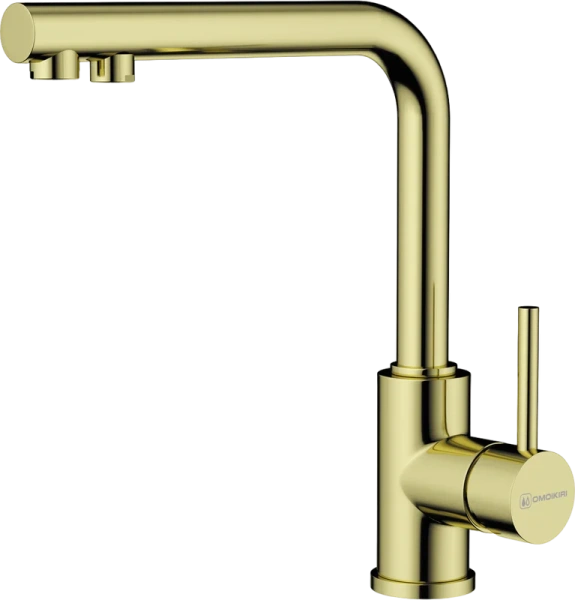 Смеситель для кухни Omoikiri Nakagawa 2 Plus-LG светлое золото 4994482